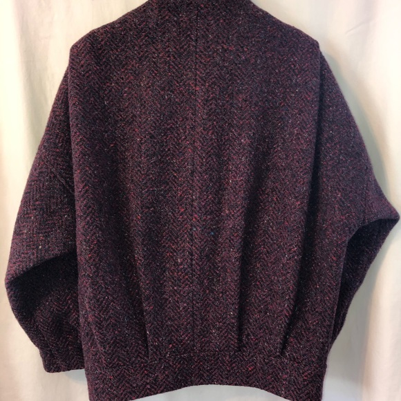 Vintage Karen 100% Wool Ladies’ Bomber Jacket - Picture 2 of 8